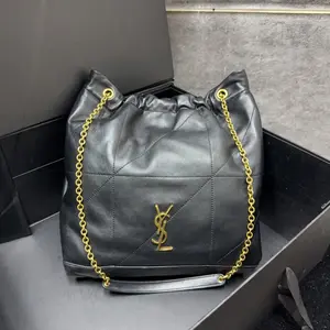 Pre-owned Yves Saint Laurent Lambskin Shoulder Bags Jamie 4.3 Small Black CPUSP0201