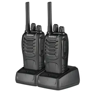 US Standard BF-88A 2-pack 5.00W 1500mAh Analog Walkie-Talkies, Handheld with Earphones and Integrated Charger for Adults The battery life lasts for 40-48 hours The communication range can reach 10 kilometers Suitable for outdoor use.