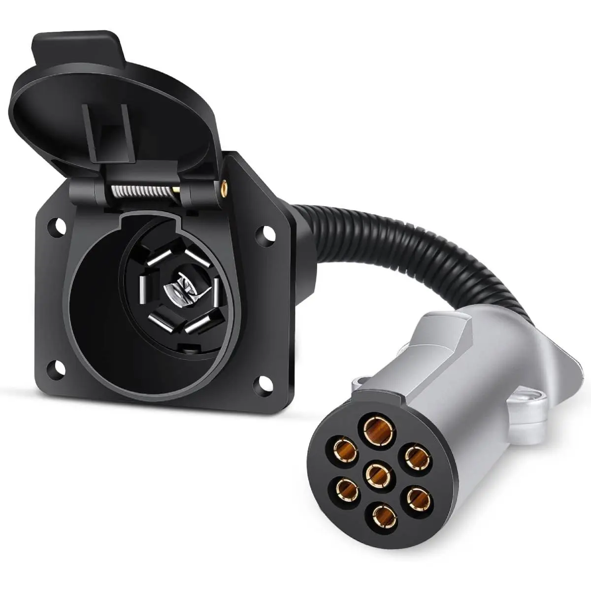 7Pin to 7Way RV Trailer Adapter