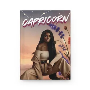 Capricorn Zodiac Matte Journal