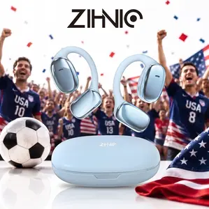 ZIHNIC S11 Open Ear Headphones Bluetooth 5.4 360° ACS Audio DT6.0 IPX5 for Sports Streaming Calls Fast Pair Wireless Earbuds