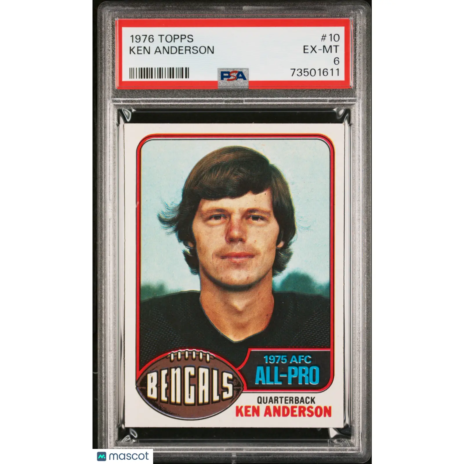 Ken Anderson PSA 1976 Topps Football #10 6 73501611