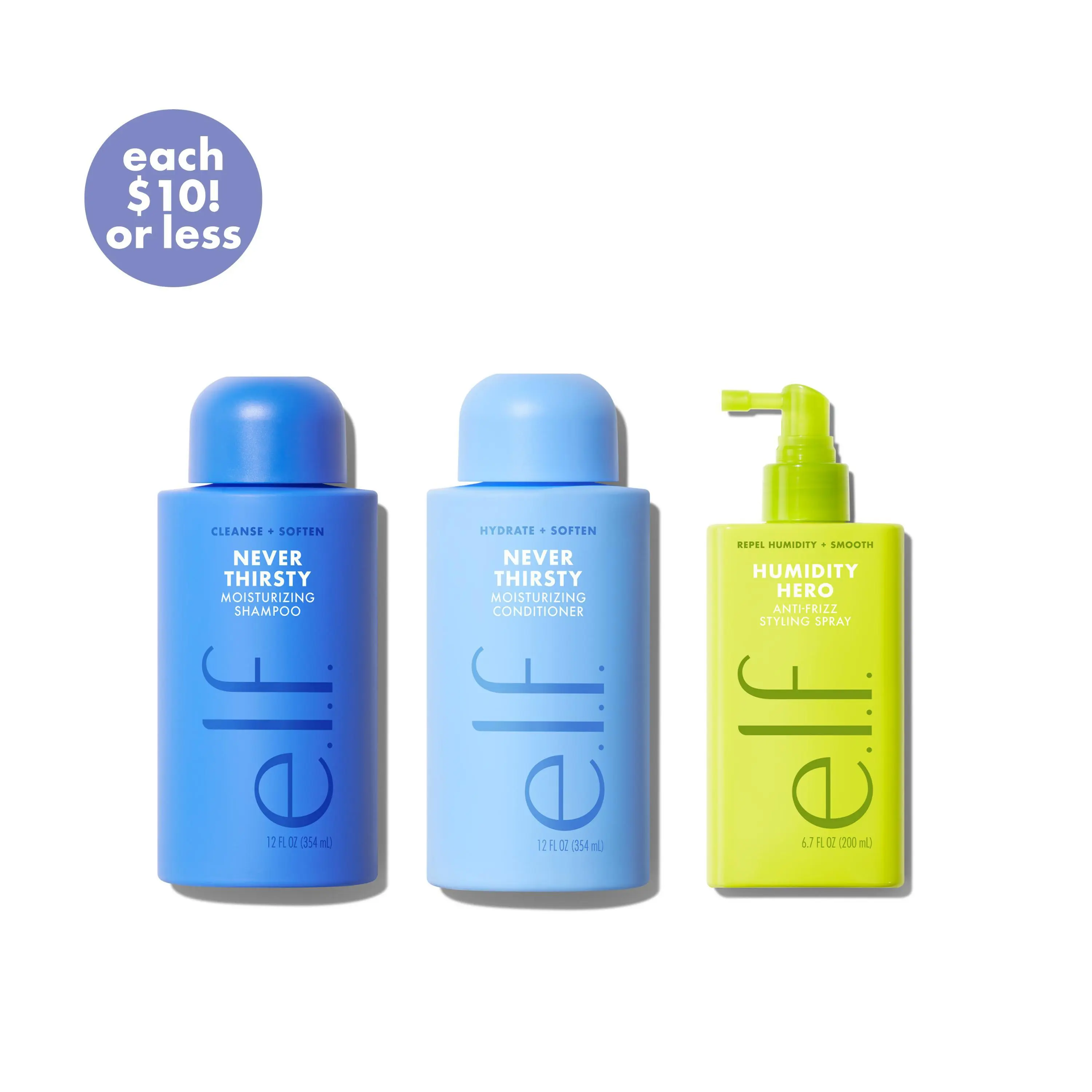 Frizz To Rizz Haircare Trio: Hydrate + Smooth + Repel Frizz For Every Hair Type (Shampoo + Conditioner + Anti-Frizz Styling Spray) Frizz To Rizz Haircare Trio: Hydrate + Smooth + Repel Frizz For Every Hair Type (Shampoo + Conditioner + Anti-Frizz Styling Spray)