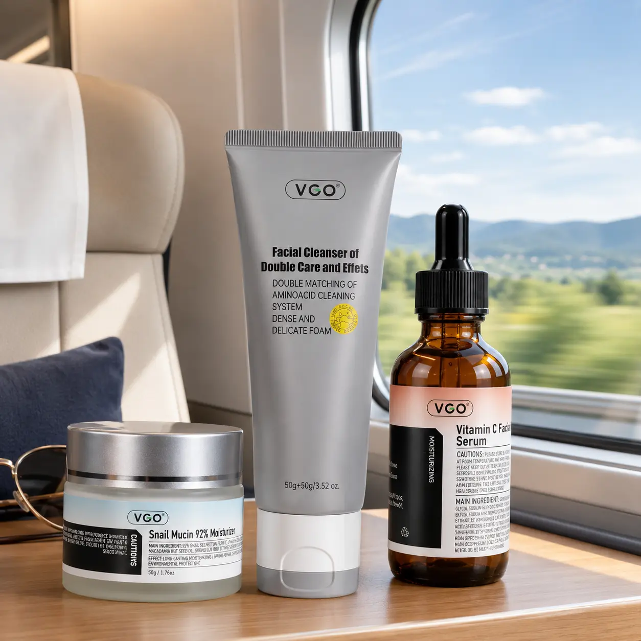 VGO Daily Face Pairing – Cleanser, Serum & Snail Cream