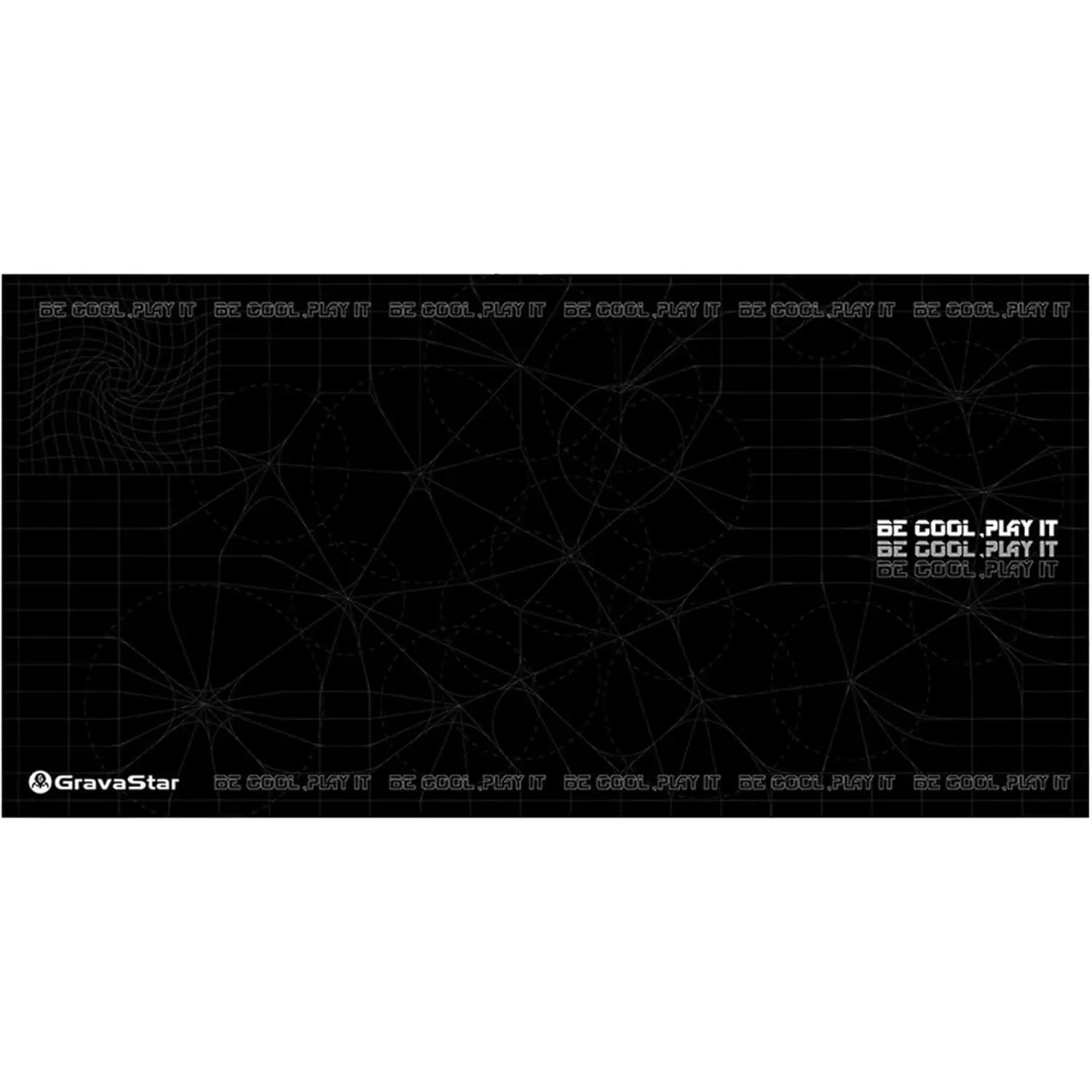Large Gaming Mouse Pad with Non-Slip Rubber Base, Stitched Edge, Desktop Fit Desk Mat for Laptops, Computers, Gamers, Office & Home Use - Black Wrist Pad