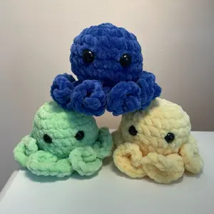 Crochet Octopus, Handmade Crochet Animal, Amigurumi Plushie