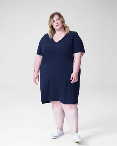 Tesino Washed Jersey Dress - Navy