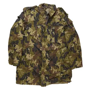Issued Romanian M1990 Leaf Camouflage Parka w/Liner