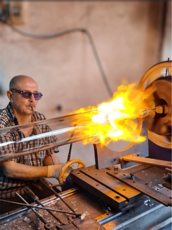 Swan Turkish Mosaic Table Lamp -Alev Design Multicolor