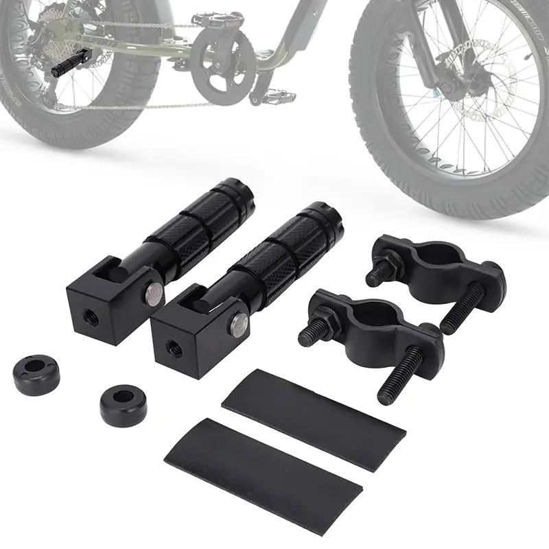 Dirt Bike Foot Pegs Rest Pedal Motorcycle Footpegs for Super73 S1 S2 RX Black Electric Motor Parts Accessories Footrest Motorcycle