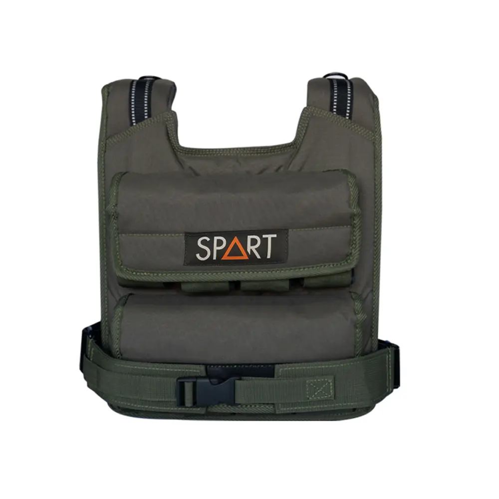 40 lb Weighted Vest for Men & Women - Adjustable 0-40 lb with 16 Iron Weight, Heavy-Duty for Calisthenics, Running and Walking - Compact 1000D Oxford - Weighted Vest with Removable Weights
