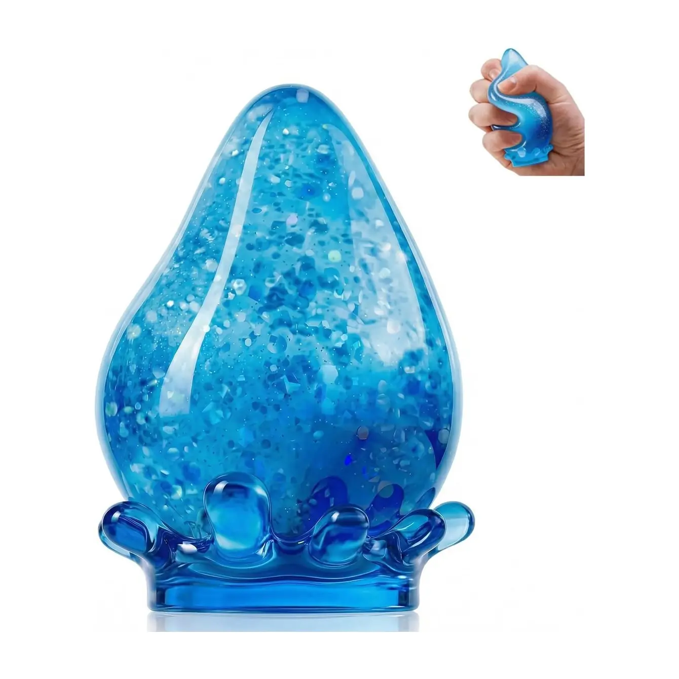 2026 Dream Teardrop Squishy, Slow-Rising Malt Candy-Style Squeeze Fidget Ball, Soft Sensory Squishies Stress and Anxiety Relief Toy for Kids and Adults, Great for Autism, Birthday Party Favors and Everyday Gifts