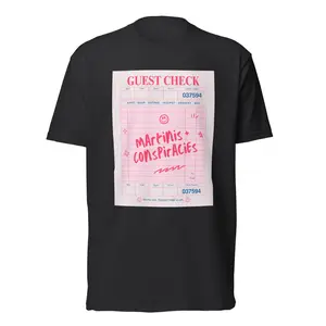 Martinis + Conspiracies Unisex Fitted T-Shirt - Next Level 6210