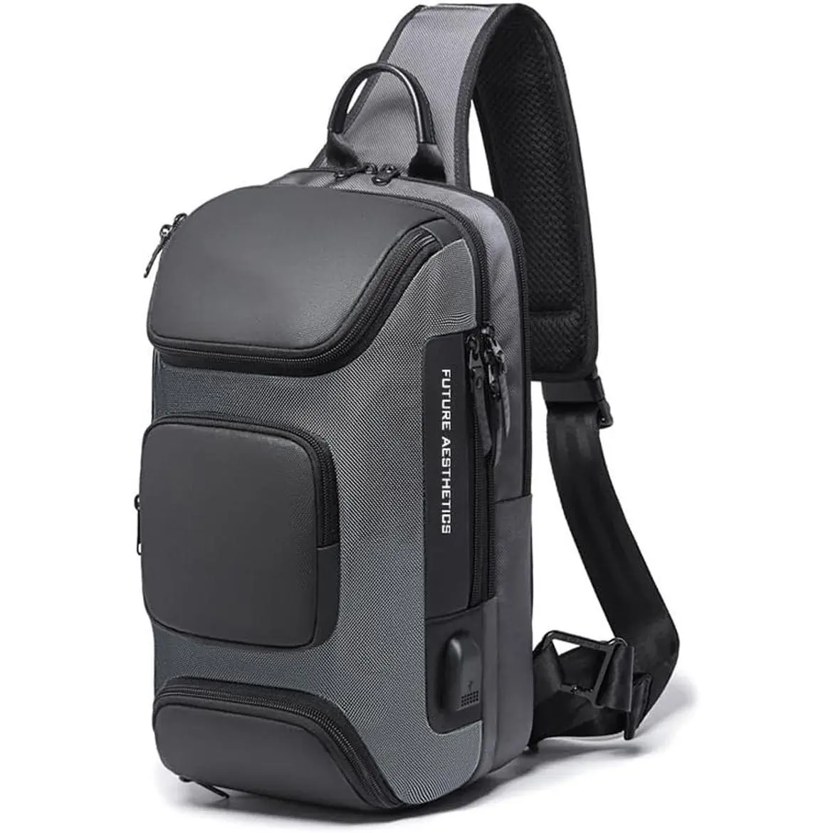 OZUKO Crossbody Sling Backpack for Men - Versatile Design, Adjustable Strap, Durable Construction, Ideal for Everyday Use