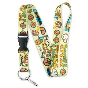 Hippie Lanyard - 60s and 70s Theme - Stylish Design for Attendees - Perfect for Events and Gatherings