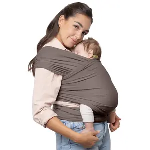 Boba Baby Wrap Carrier – Original Baby Sling Carrier for Newborns (7–35 lbs), Soft, Secure, Hands-Free & Ergonomic, Ideal for Comfortable Bonding, New Parents