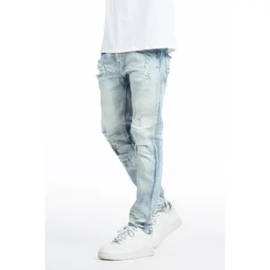 Enzi Light Sand Blue Slim Fit Jean