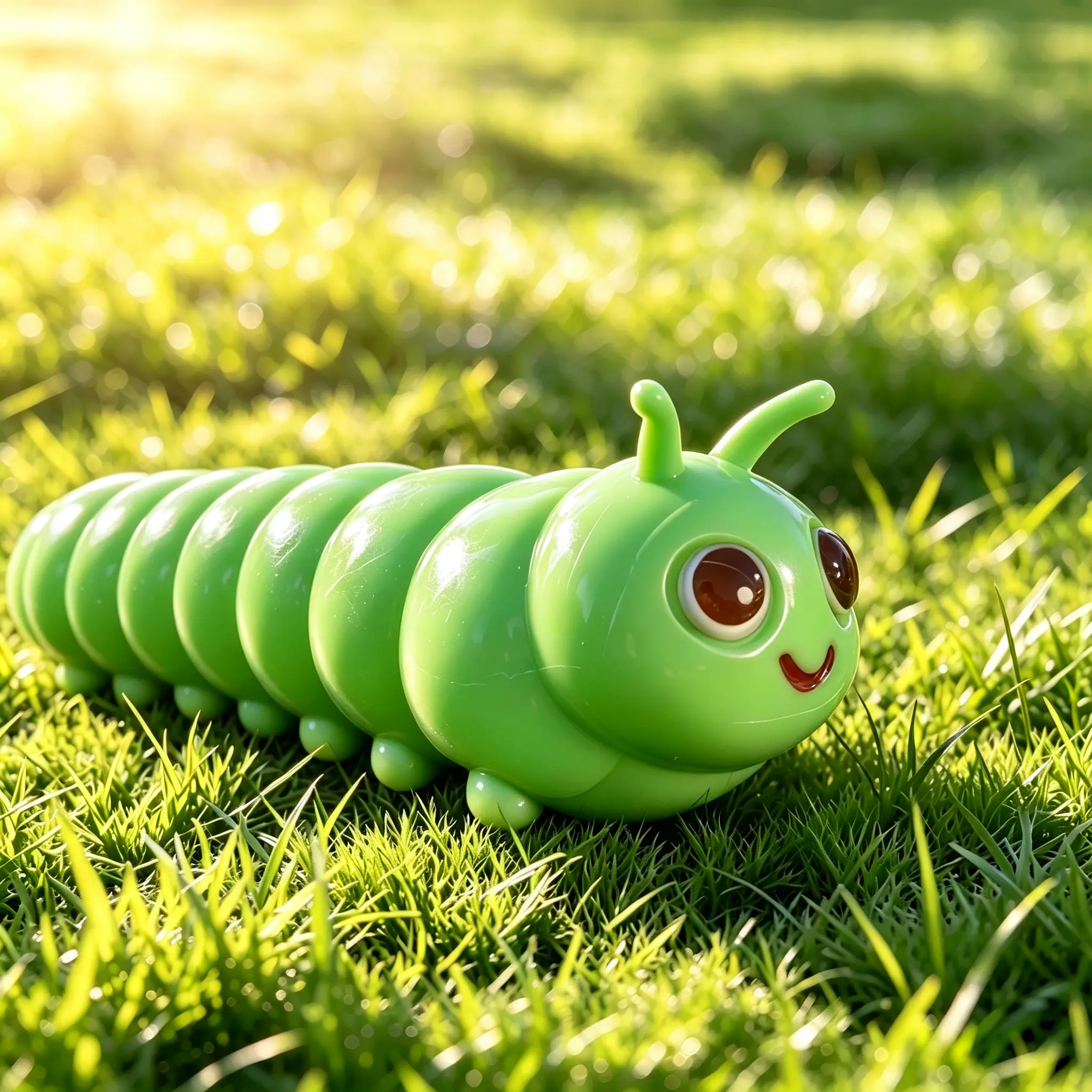[Jumbo Caterpillar Squishy] Cute Animal Fast Rebound Squishies Handmade DIY Stress Relief Toy for Gifts