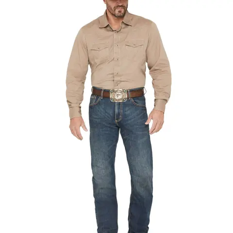 Wrangler Men's Retro Men'S Layton Medium Wash Low Rise Slim Bootcut Jeans - Wlt77ly