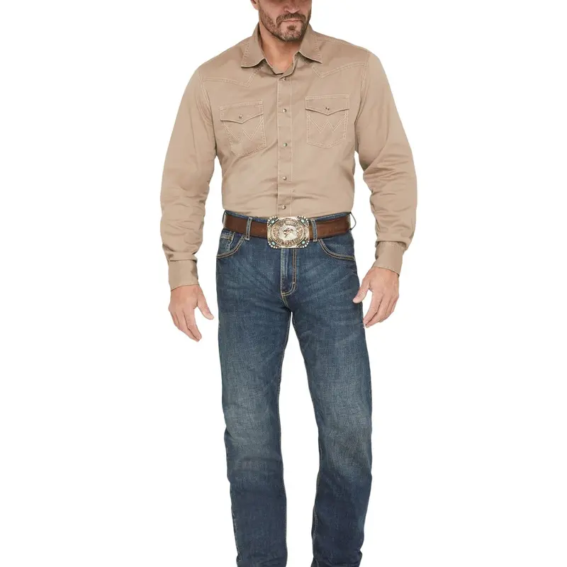 Wrangler Men's Retro Men'S Layton Medium Wash Low Rise Slim Bootcut Jeans - Wlt77ly