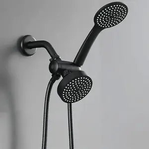 1pc High-Flow Rain Shower Head With Handheld Showerhead, 2-In-1 Shower Set, Long Shower Hose, 3-Way Diverter Bathroom Kit, Full Set, Shower Head, Bathroom Accessories Home Bathroom Decor Summer