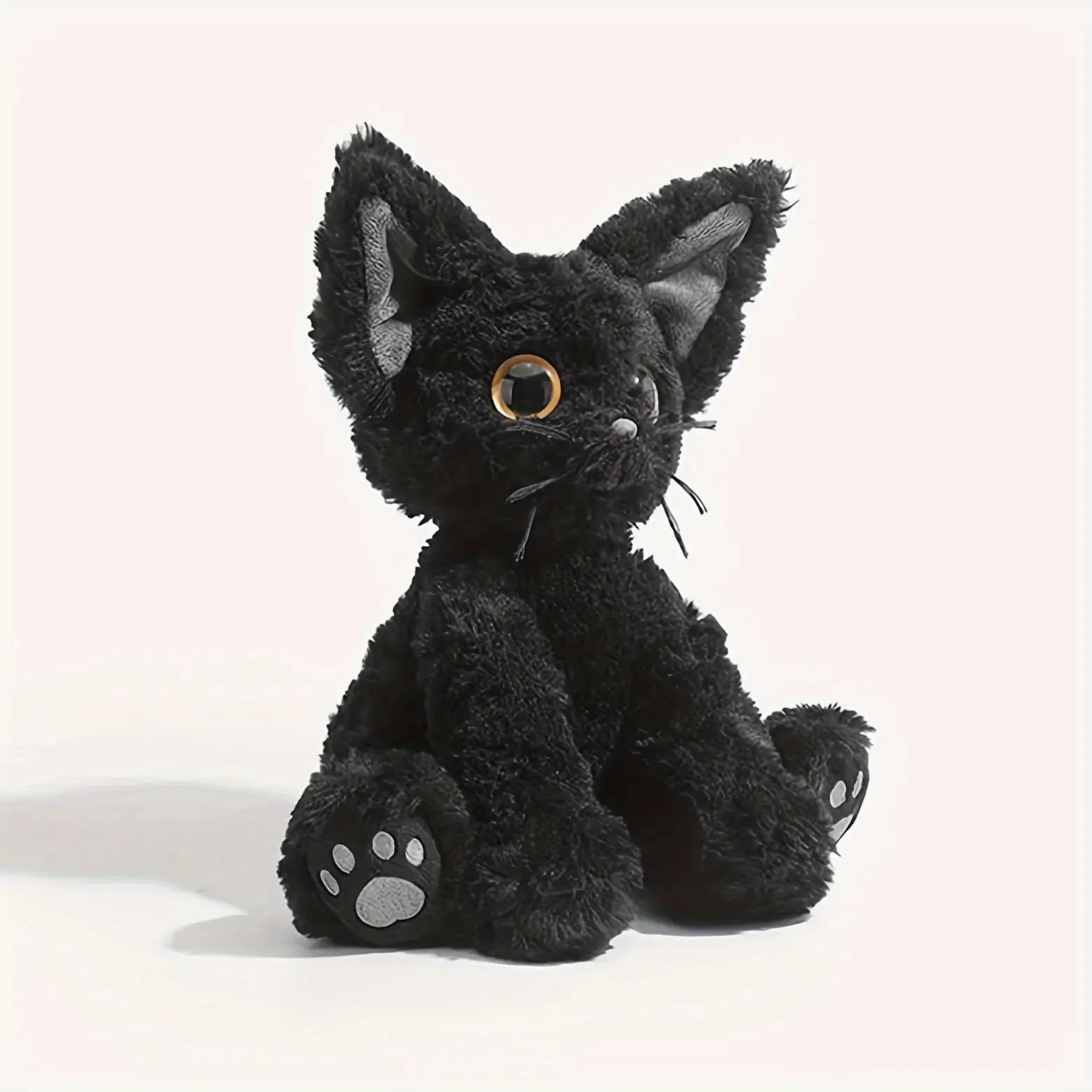 Black Cat Plush Toys Cute Cat Plush Soft Cuddle Adorable Gifts Holiday Birthday Party Toys Home Decor Cat Plush Toys Valentine's Day