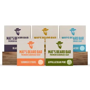 Full Set (5) Mat's Premium Handmade Bar Soaps