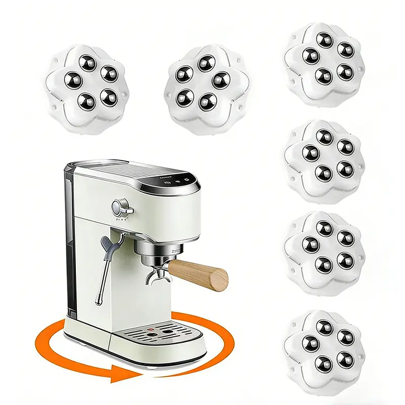 360° Rotating Broom Cleaner for Home Floor Sweeping, with Pulley Wheels, Silent Wear-Resistant Heavy-Duty Furniture Glider System and 5-Ball Bearings