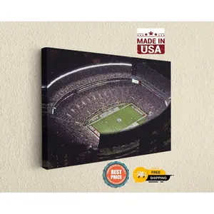Alabama Football Team Stadium Wall Art Sport Canvas Print - Photography Art Canvas Poster for Wall Decor and Home Decor