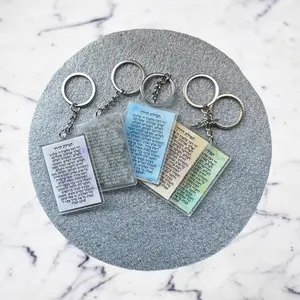 Traveler’s Prayer Keychain – Hebrew Tefilat HaDerech Judaica Gift