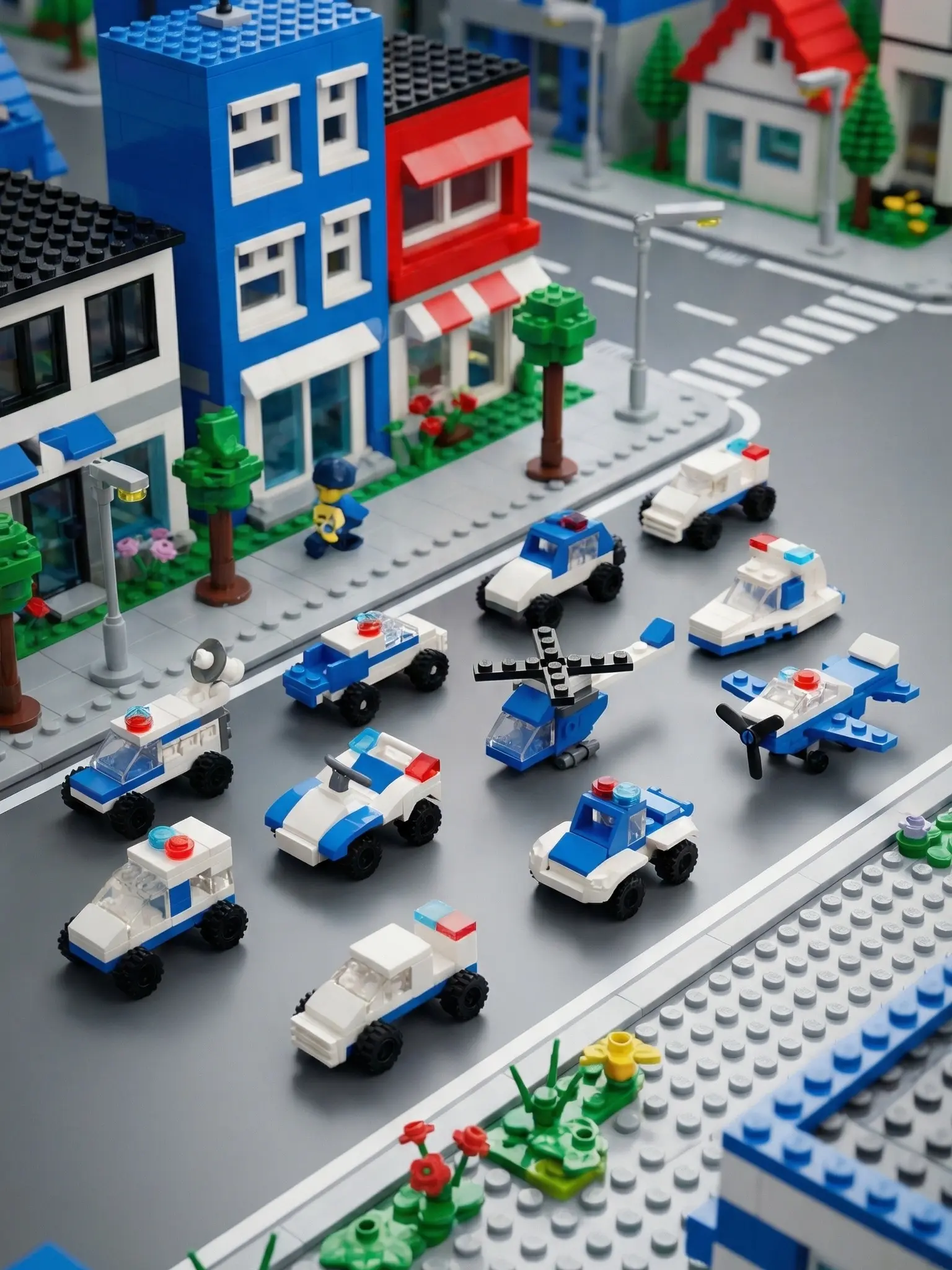 Police, Fire Truck & Construction Blocks – STEM Gift for Kids