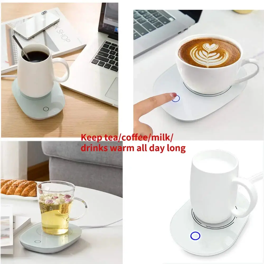 Coffee Mug Warmer for Desk with Auto Shut Off,Coffee Cup Warmer for Desk  Office Home,Electric Beverage Warmer Plate for Coffee Tea Milk Cocoa -  TikTok Shop