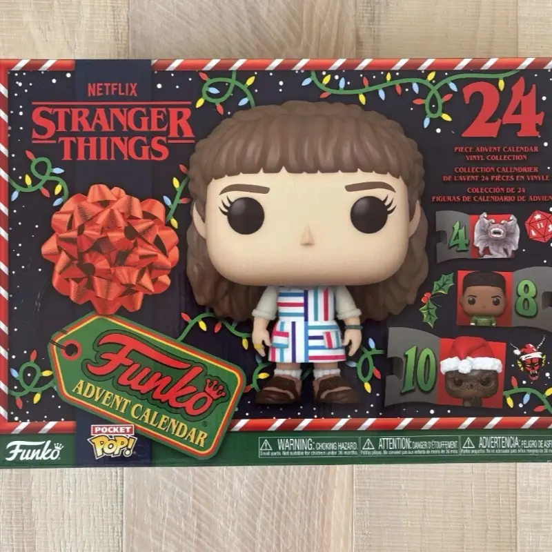 Stranger Things 24-Day 2024 Holiday Advent Calendar, Sealed Pocket Pop Collectible Accessory