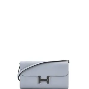 Pre-owned HERMÈS Leather Clutches & Wristlets Hermes Constance To Go Wallet Epsom by Rebag
