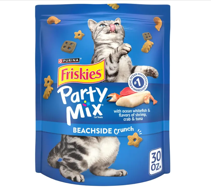 Cat Treats, Party Mix Beachside Crunch - 30 oz. Pouch