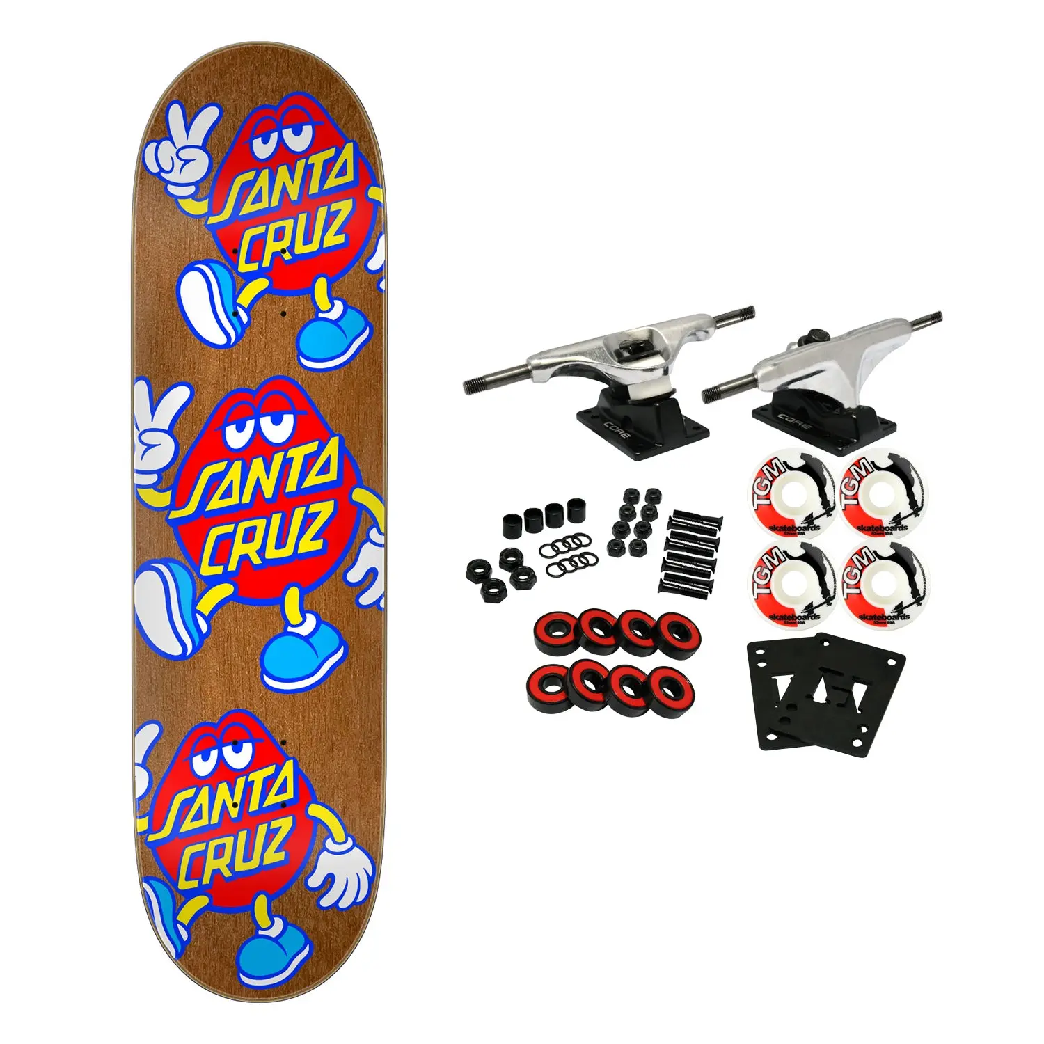 Santa Cruz Skateboard Complete Dot Guy 8.375" x 31.83"