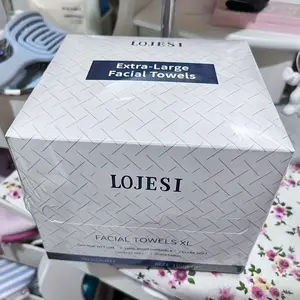 Biodegradable Cleansing Towel, Hypoallergenic Wet Wipes, Ultra Soft Facial Tissues, Dermatologist Approved Makeup Remover Sheets, Pack of 50