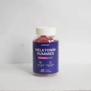 NATURE'S GATE Melatonin Gummies, with Magnesium & L-Theanine, 60 Count
