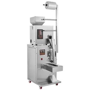 VEVOR Automatic Particle Packaging Machine, 0.002-0.22lbs/1-100g, Multi-Function Pouch Powder Sachet Weighting Filling Packing Machine, Powder Filler Machine for Tea Seeds Grains Flour Beans Glitter