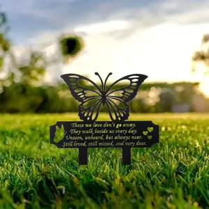 Beautiful Butterfly Garden Stakes Elegance Tomb Decor Home Garden Art Patio Garden Stakes Beautiful Butterfly Elegant Tomb Decor
