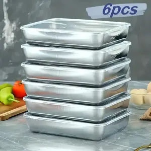 Stainless Steel Food Storage Containers Set, Airtight Lids, Leak-Proof Design, Durable Kitchen Organization Solution, Leakproof Container, Food Sealing Containers
