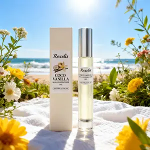 Coconut Vanilla Rollerball Perfume, Natural Fragrance, Portable Scented Spray, Elegant and Subtle Aroma, Perfect for Everyday Use