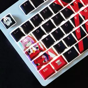 Franxx Anime Keycaps 108 Keycaps for Mechanical Keyboards - Original Packaging