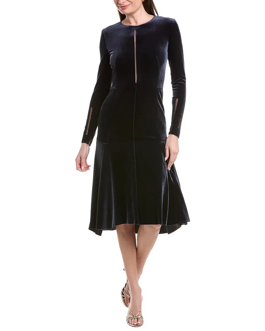 Akris Silk-Blend Midi Dress