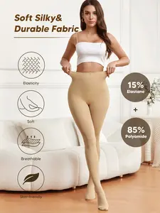 High Waist Body Shaping Pants, Soft Smooth Skin-Friendly Fabric, Natural Invisible Fit, Elastic Wrap for Leg Hip Lines, Comfortable Daily Wear