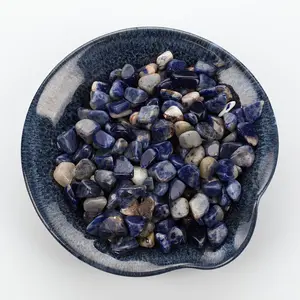 Cherry Tree Collection | Polished Gemstone Chips | 1/2 Pound (Sodalite)