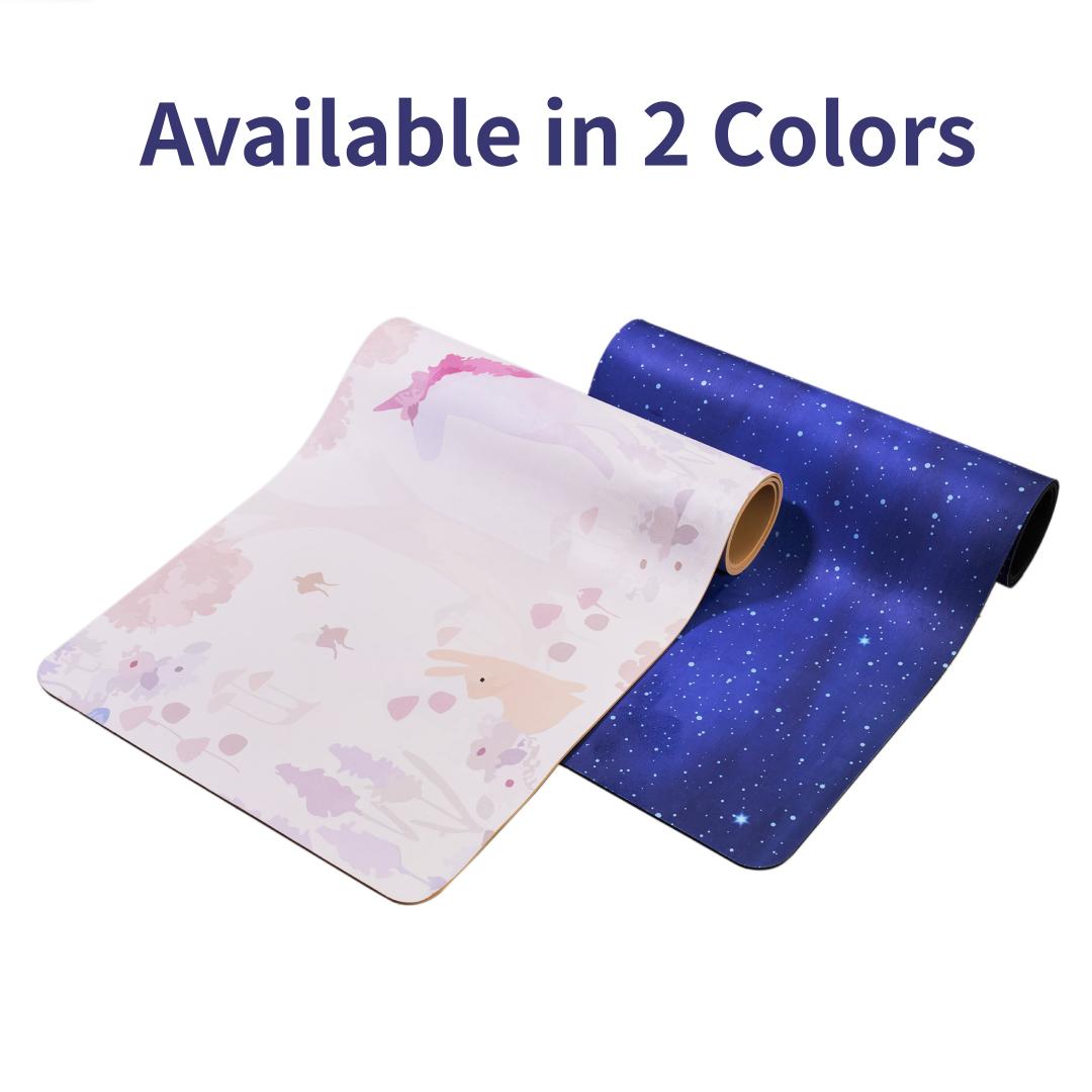 Yoga Mat, Exercise Yoga Mat Print With Non-Slip Design, Professional TPE Exericise Mat, 72  X 24 Multi-Purpose Workout Mat For Women, Pilates Fitness And Floor Exercises