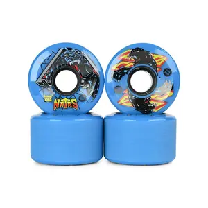 Slime Balls Skateboard Wheels 60mm Natas Kaupas Reissue OG Slime 78A Blue