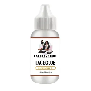 Laced by Nicki Pineapple scented lace glue dolly lashes for