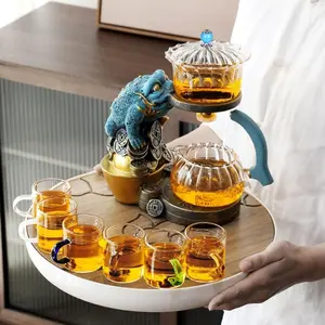 Magnetic Teapot Glass Automatic Tea Set